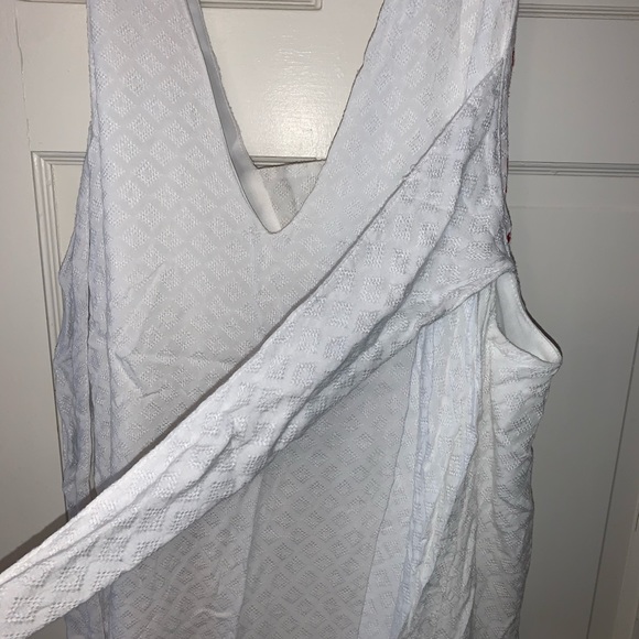 Red White and Blue summer blouse or mini dress - Picture 4 of 4